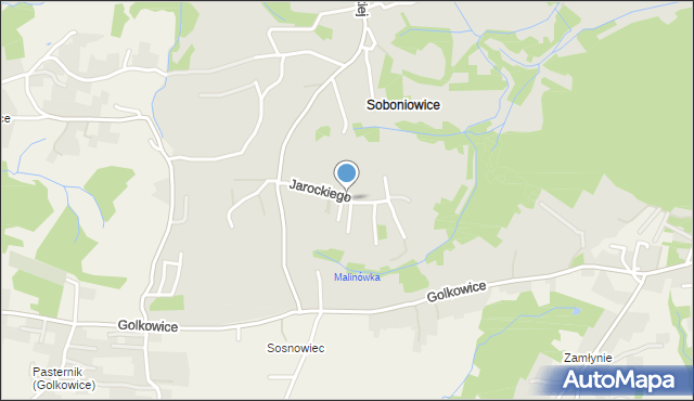 Kraków, Jarockiego Władysława, mapa Krakowa