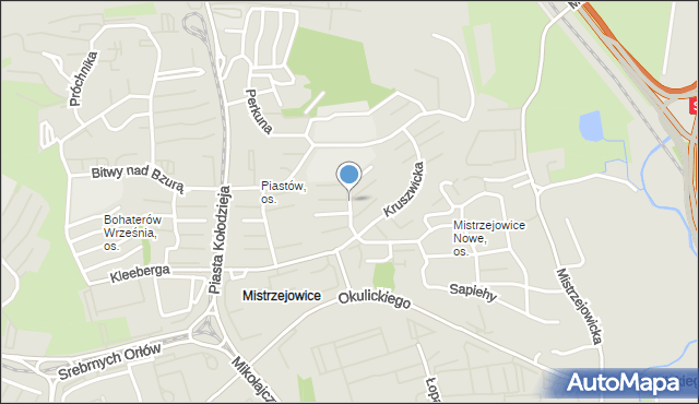 Kraków, Jadźwingów, mapa Krakowa