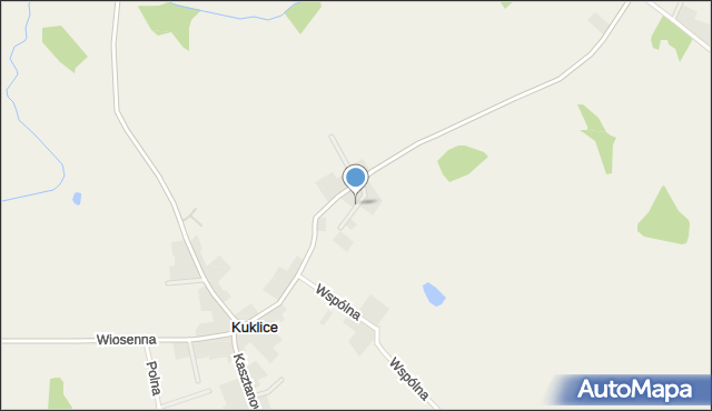 Kuklice, Jarzębinowa, mapa Kuklice