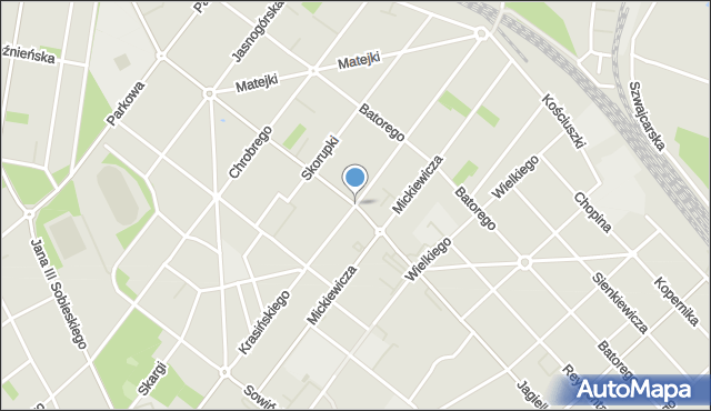 Legionowo, Jagiellońska, mapa Legionowo