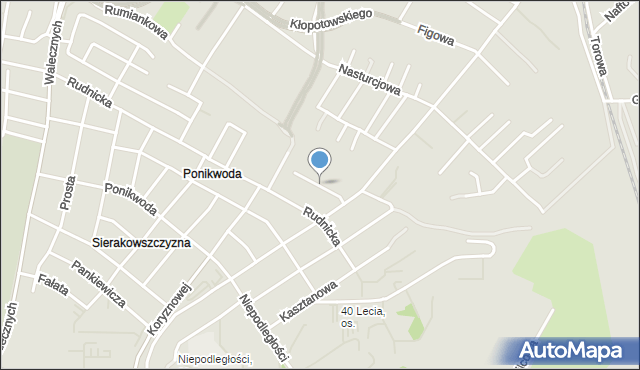 Lublin, Jaworowa, mapa Lublina