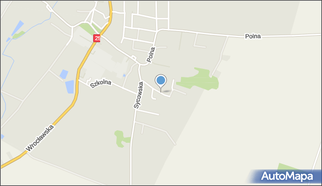 Międzybórz powiat oleśnicki, Jana Pawła II, mapa Międzybórz powiat oleśnicki