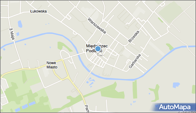 Międzyrzec Podlaski, Jatkowa, mapa Międzyrzec Podlaski