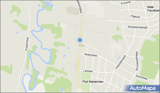 Nowe Miasto Lubawskie, Jagiellońska, mapa Nowe Miasto Lubawskie