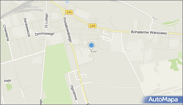 Nowogard, Jana Pawła II, mapa Nowogard