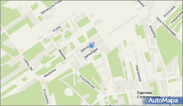 Olszewnica Stara, Jałowcowa, mapa Olszewnica Stara