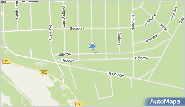 Osiedle Wilga, Jaskrów, mapa Osiedle Wilga
