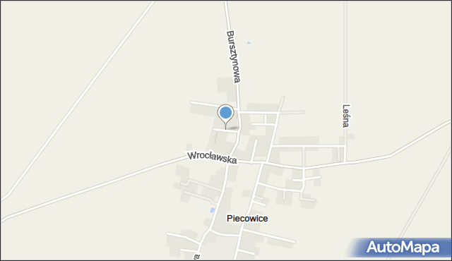 Piecowice, Jasna, mapa Piecowice