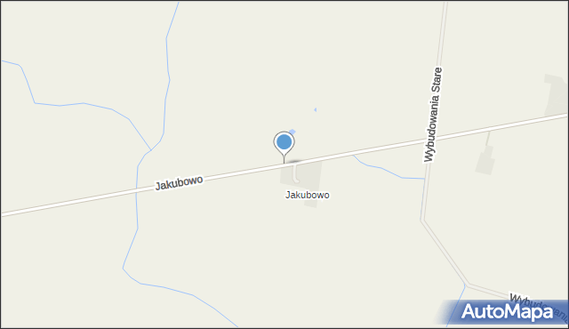 Połajewo powiat czarnkowsko-trzcianecki, Jakubowo, mapa Połajewo powiat czarnkowsko-trzcianecki