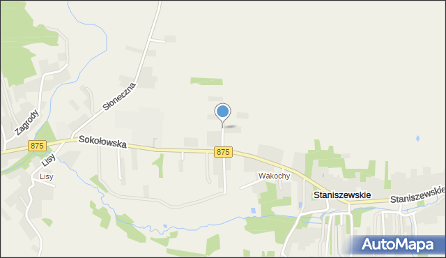 Raniżów, Jaśminowa, mapa Raniżów