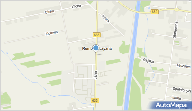 Rembelszczyzna, Jana Kazimierza, mapa Rembelszczyzna