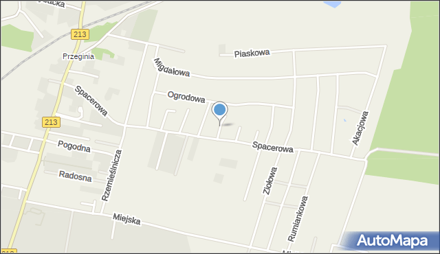 Siemianice gmina Słupsk, Jagodowa, mapa Siemianice gmina Słupsk