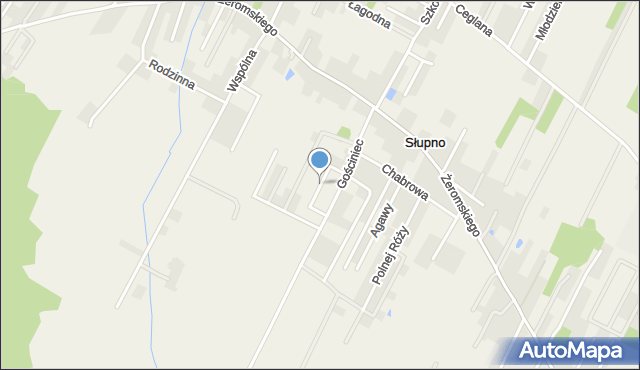 Słupno gmina Radzymin, Jabłoni, mapa Słupno gmina Radzymin