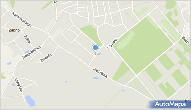 Starogard Gdański, Jastrzębia, mapa Starogard Gdański