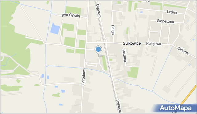 Sułkowice gmina Chynów, Jarzębiny, mapa Sułkowice gmina Chynów