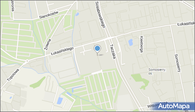 Szczecin, Janka Muzykanta, mapa Szczecina