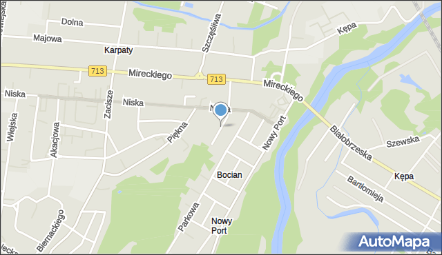 Tomaszów Mazowiecki, Jarzębinowa, mapa Tomaszów Mazowiecki