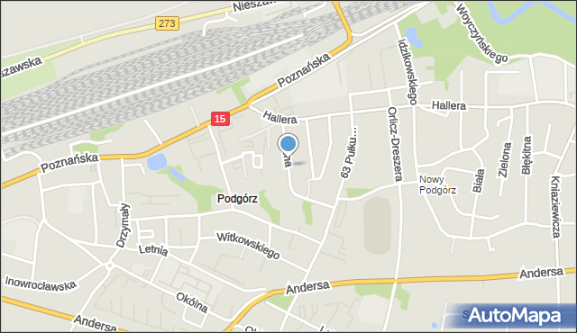 Toruń, Jasna, mapa Torunia
