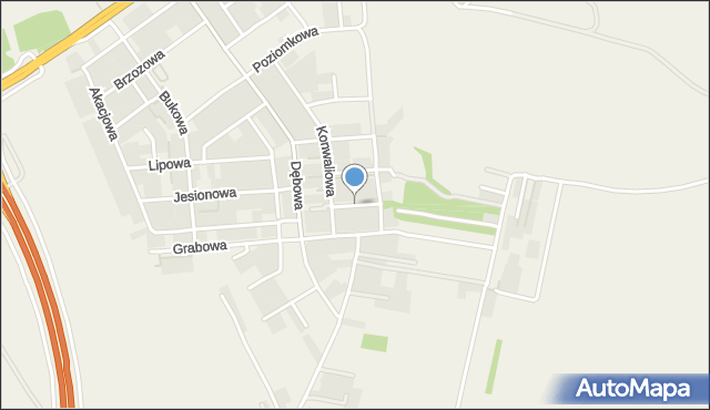 Turka gmina Wólka, Jarzębinowa, mapa Turka gmina Wólka