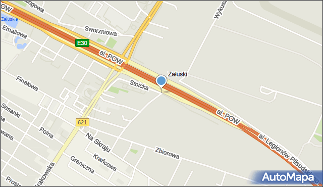 Warszawa, Janka Muzykanta, mapa Warszawy