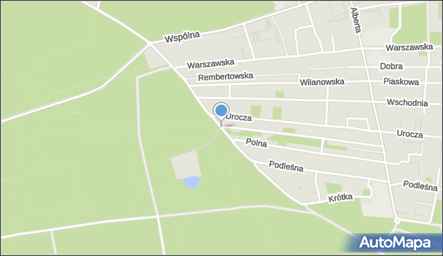 Warszawa, Jagiellońska, mapa Warszawy