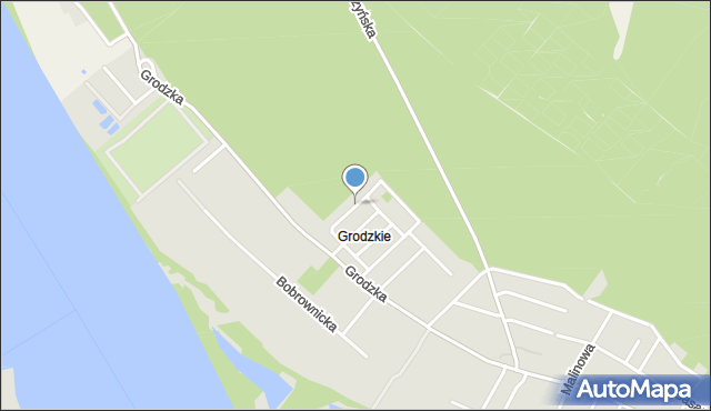 Włocławek, Jarzębinowa, mapa Włocławka