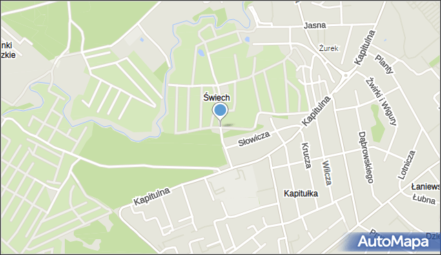 Włocławek, Jastrzębia, mapa Włocławka