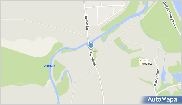 Wrocław, Janowska, mapa Wrocławia