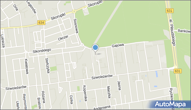 Ząbki powiat wołomiński, Jaśminowa, mapa Ząbki powiat wołomiński