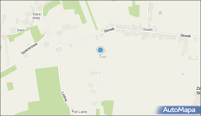 Zagórzyce Dworskie, Jabłoniowa, mapa Zagórzyce Dworskie