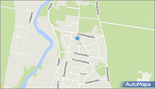 Bydgoszcz, Jeżewska, mapa Bydgoszczy