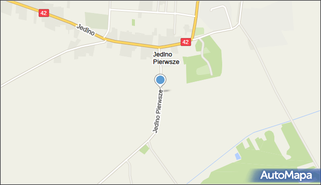 Jedlno Pierwsze, Jedlno Pierwsze, mapa Jedlno Pierwsze