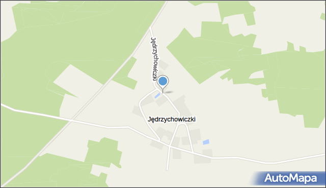 Jędrzychowiczki, Jędrzychowiczki, mapa Jędrzychowiczki