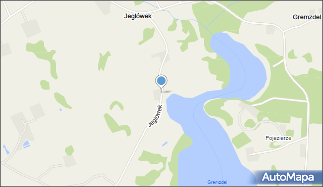 Jeglówek, Jeglówek, mapa Jeglówek