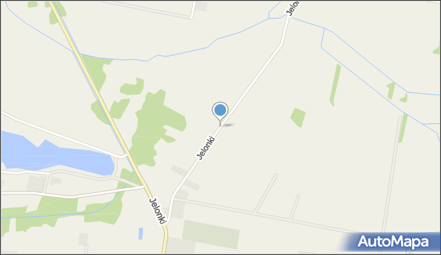 Jelonki gmina Ostrów Mazowiecka, Jelonki, mapa Jelonki gmina Ostrów Mazowiecka