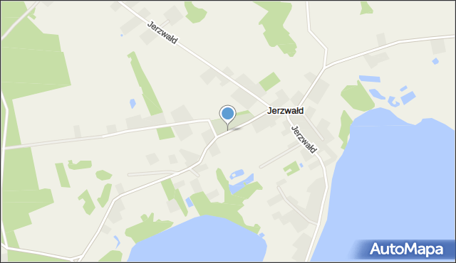 Jerzwałd, Jerzwałd, mapa Jerzwałd