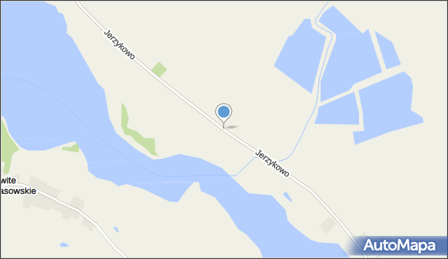 Jerzykowo gmina Trzemeszno, Jerzykowo, mapa Jerzykowo gmina Trzemeszno