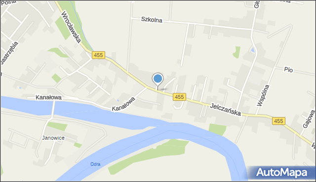 Jeszkowice, Jelczańska, mapa Jeszkowice