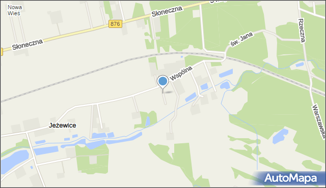 Jeżewice gmina Tarczyn, Jeżewice, mapa Jeżewice gmina Tarczyn