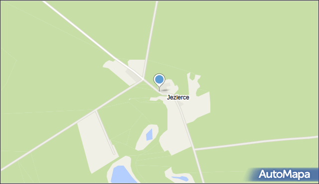 Jezierce gmina Pobiedziska, Jezierce, mapa Jezierce gmina Pobiedziska