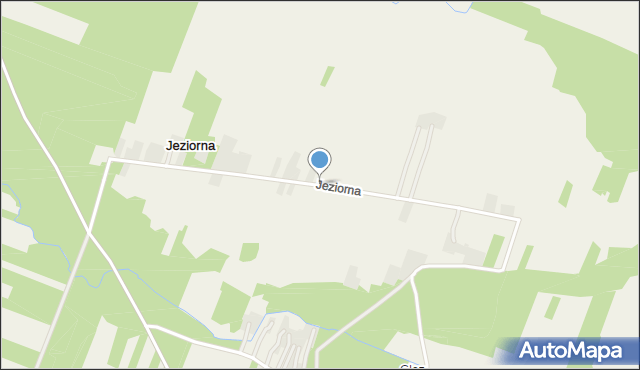 Jeziorna gmina Galewice, Jeziorna, mapa Jeziorna gmina Galewice