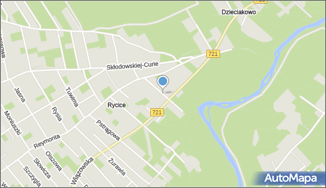 Józefów powiat otwocki, Jesiotrowa, mapa Józefów powiat otwocki