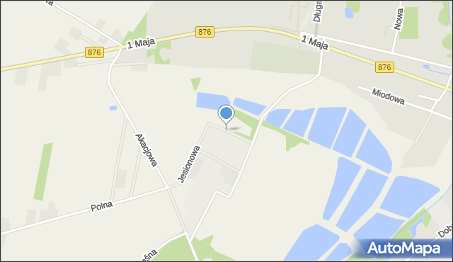 Marianka gmina Tarczyn, Jesionowa, mapa Marianka gmina Tarczyn