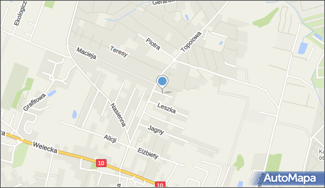 Mierzyn gmina Dobra (Szczecińska), Jerzego, mapa Mierzyn gmina Dobra (Szczecińska)