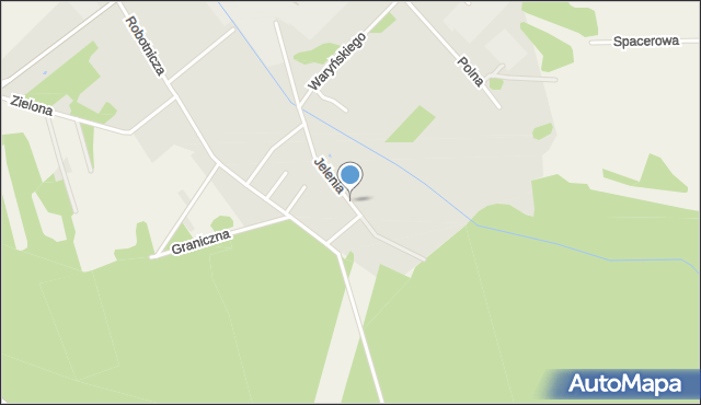 Ozimek, Jelenia, mapa Ozimek