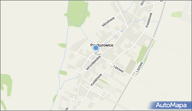 Pasikurowice, Jesionowa, mapa Pasikurowice