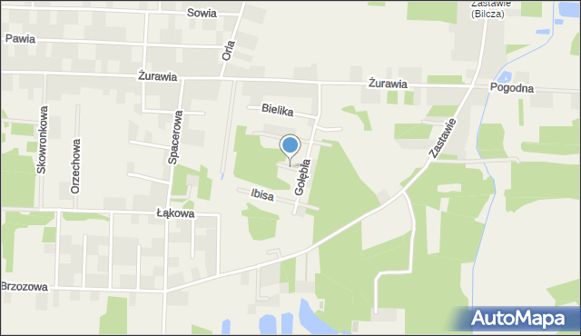 Piaseczna Górka, Jerzyka, mapa Piaseczna Górka