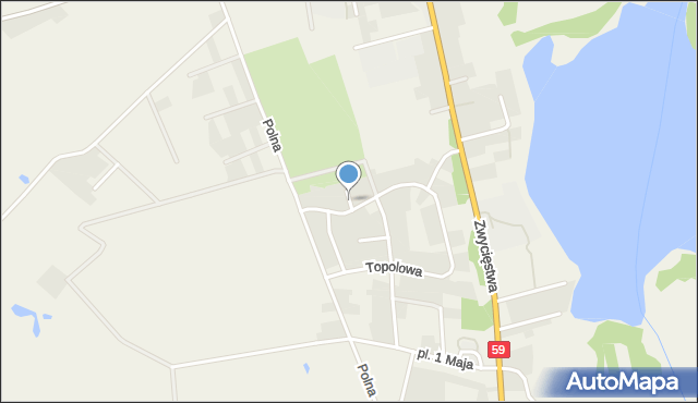 Piecki powiat mrągowski, Jesionowa, mapa Piecki powiat mrągowski