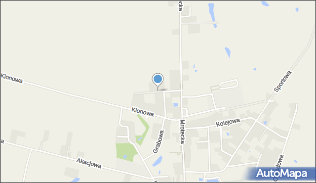 Sicienko powiat bydgoski, Jesionowa, mapa Sicienko powiat bydgoski