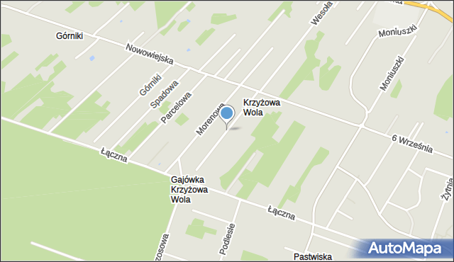 Starachowice, Jesienna, mapa Starachowic